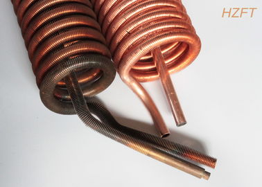 Le cuivre ou le cuivre nickellent la bobine de tube à ailettes comme condensateur de réfrigération/vaporisateur de réfrigération