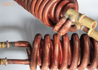 Bobines de nickel d'aileron de bobine d'échangeur de chaleur de cuivre ou de cuivre/tube à ailettes