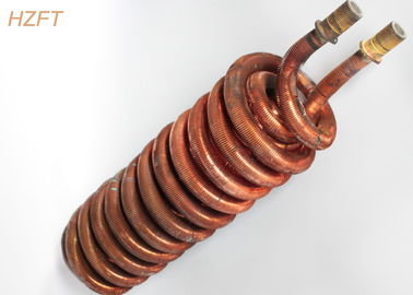 Le tube de Tin Plated Surface Copper Finned love comme appareil de chauffage dans des systèmes d'eau potable