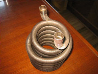 L'OEM a soudé la bobine de tube d'acier inoxydable/chauffage à ailettes et les serpentins de refroidissement